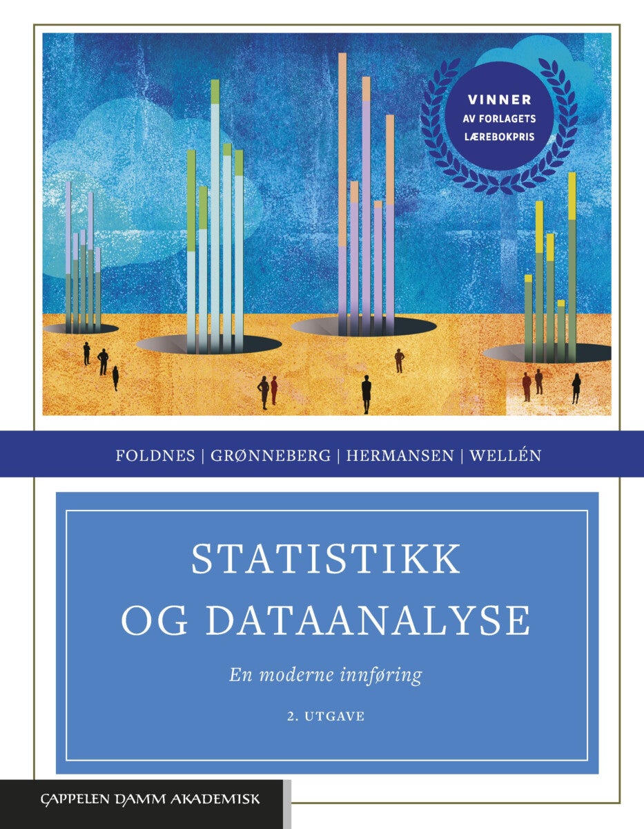 Bilde av Statistikk Og Dataanalyse Av Njål Foldnes, Steffen Grønneberg, Gudmund Horn Hermansen, Einar Christopher Wellén