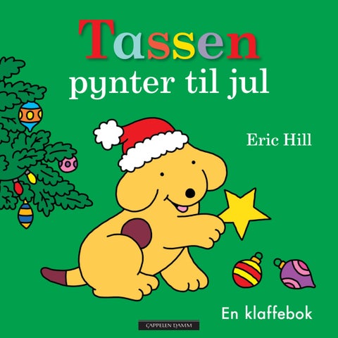 Tassen pynter til jul - en klaffebok