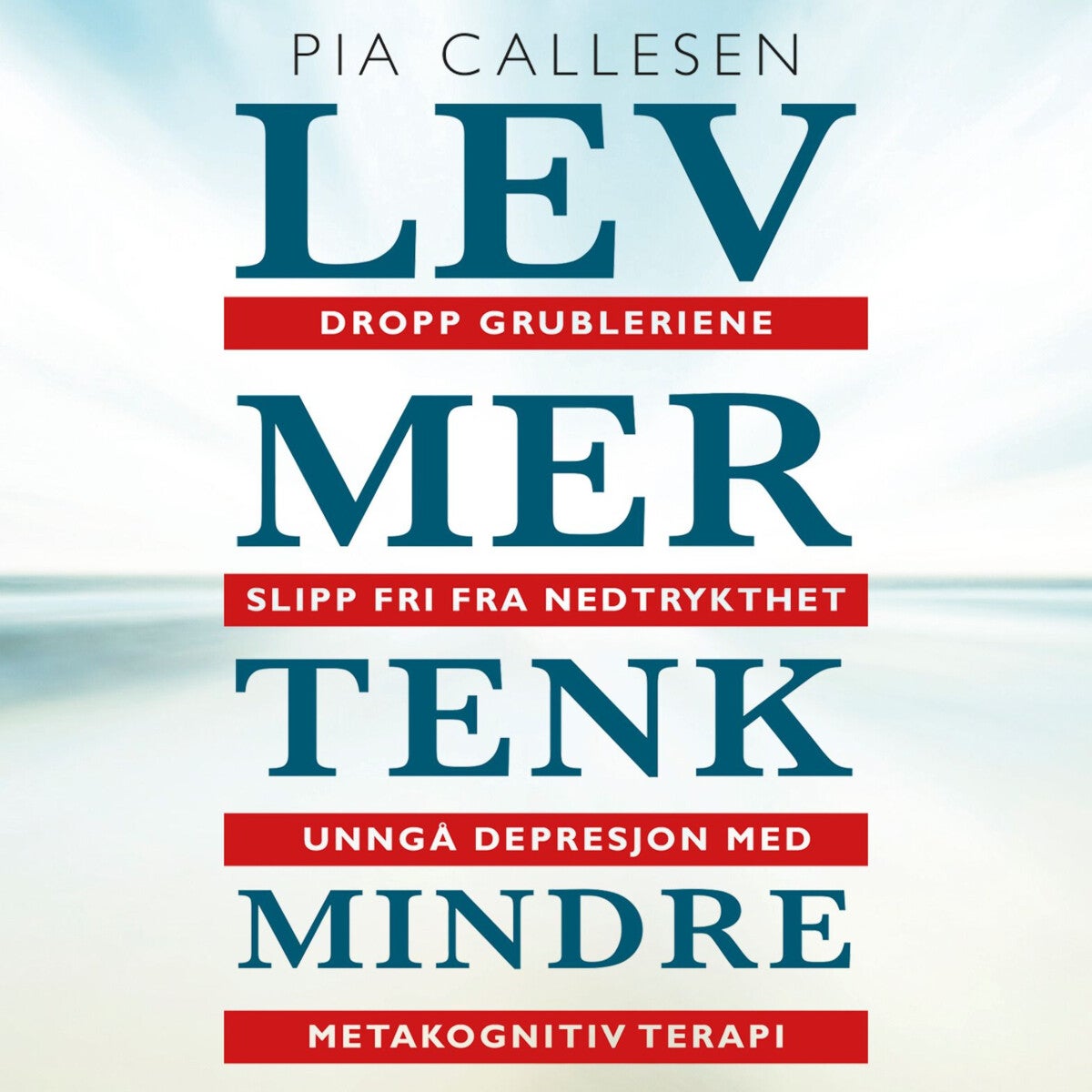 Lev mer tenk mindre - dropp grubleriene - slipp fri fra nedtrykthet og depresjon med metakognitiv terapi
