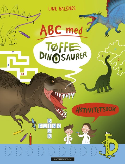 ABC med tøffe dinosaurer