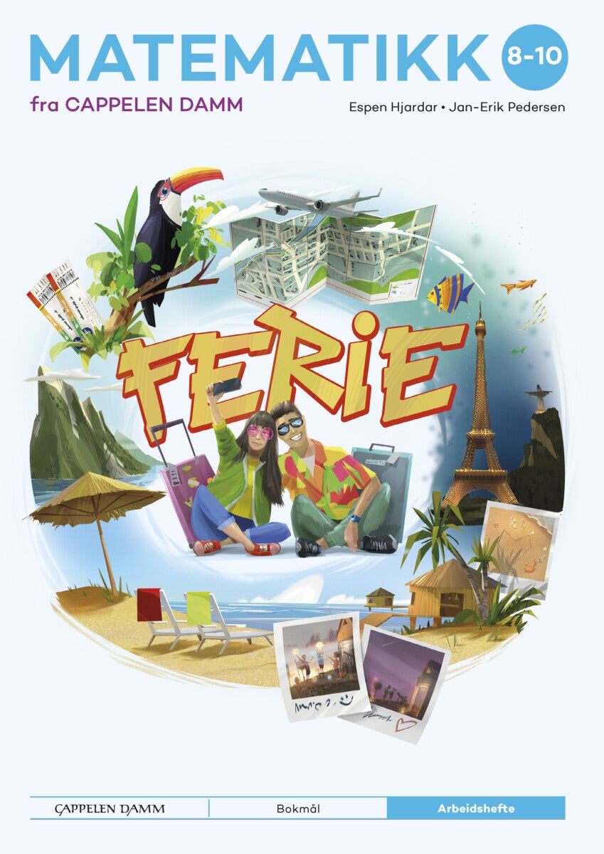 Matematikk 8-10 fra Cappelen Damm - Arbeidshefte ferie