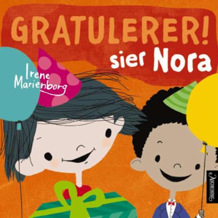 Gratulerer! sier Nora