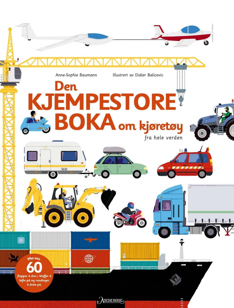 Den kjempestore boka om kjøretøy - fra hele verden