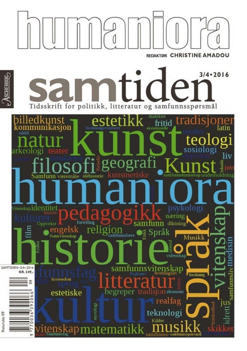Samtiden. Nr. 3/4 2016 - tidsskrift for politikk, litteratur og samfunnsspørsmål