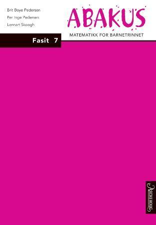 Abakus - fasit 7 : matematikk for barnetrinnet
