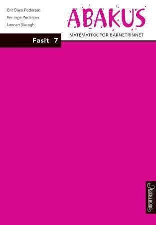 Abakus - fasit 7 : matematikk for barnetrinnet