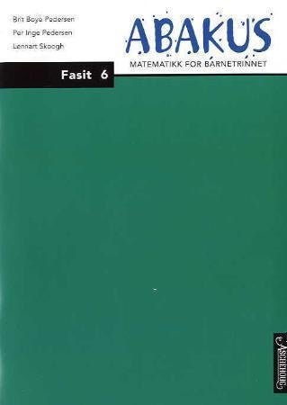 Abakus - fasit 6 : matematikk for barnetrinnet