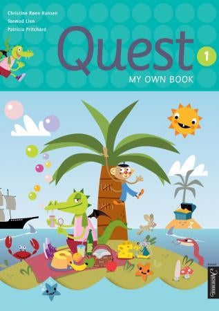 Quest 1 - my own book : store bokstavar