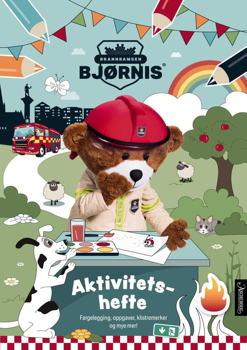 Brannbamsen Bjørnis - aktivitetshefte