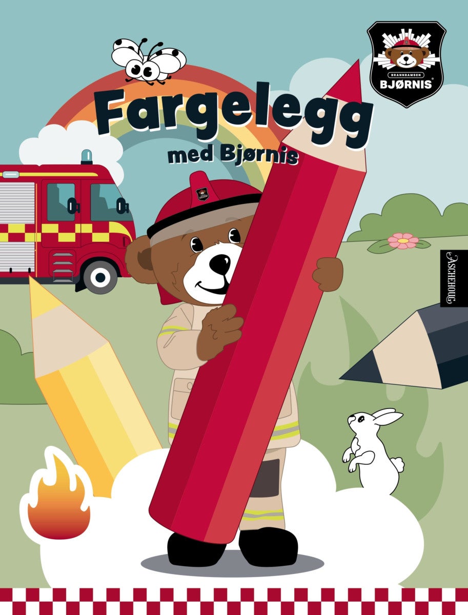 Brannbamsen Bjørnis - malebok