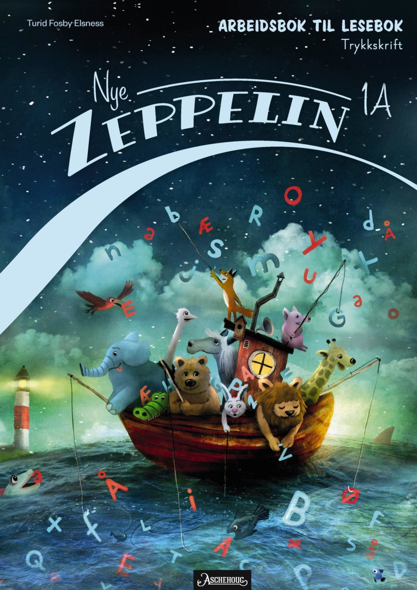 Nye Zeppelin 1A - Arbeidsbok : trykkskrift : norsk for barnetrinnet