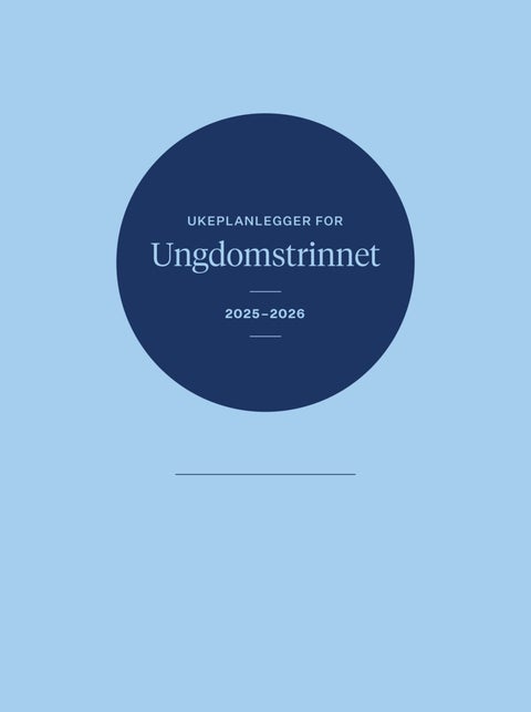 Ukeplanlegger for ungdomstrinnet 2025-2026