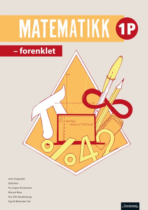 Matematikk 1P - forenklet