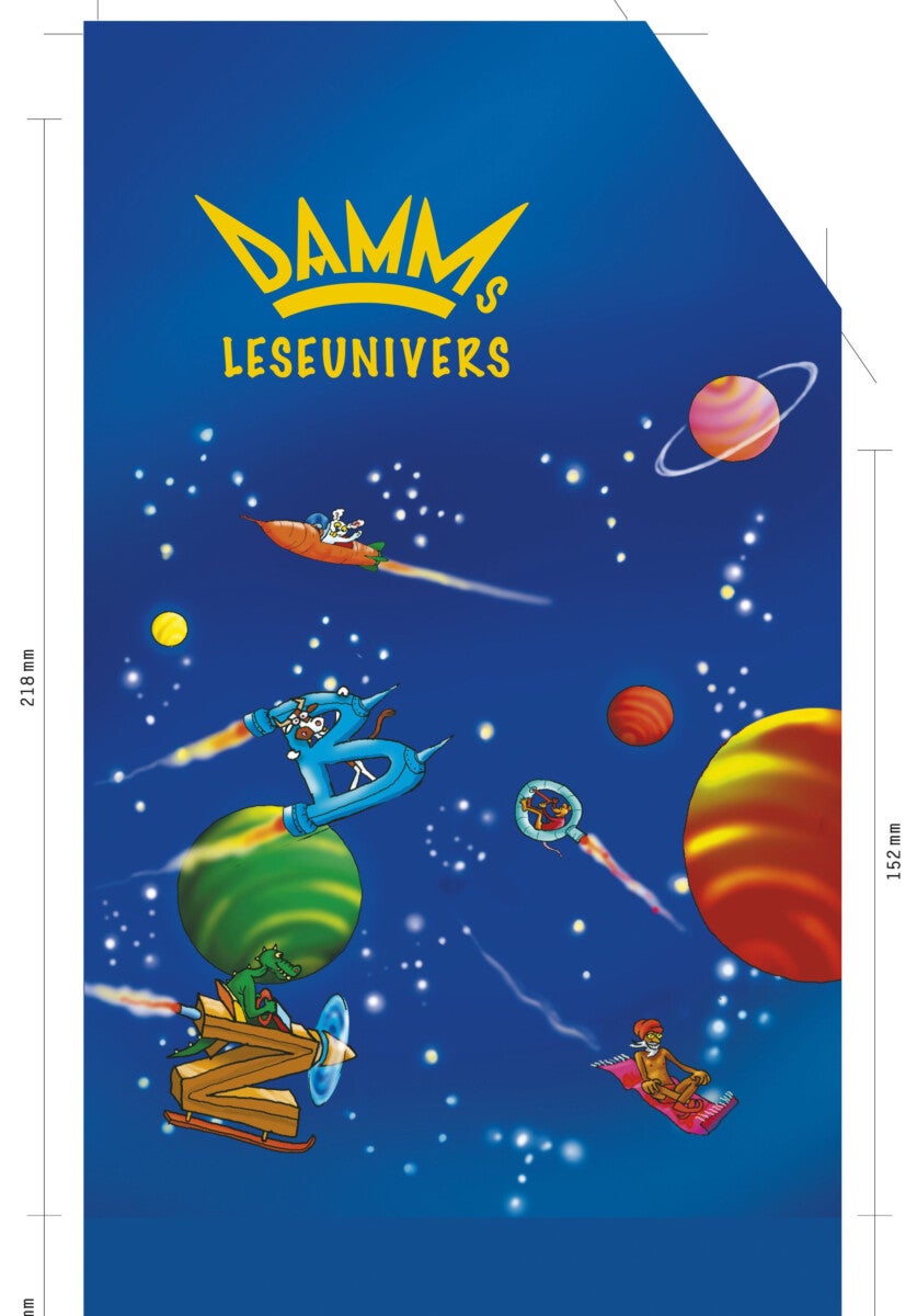 Damms leseunivers. 1 arkivkasset