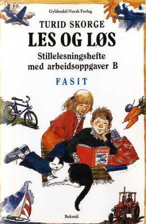 Les og løs B - stillelesningshefte med arbeidsoppgaver : fasit