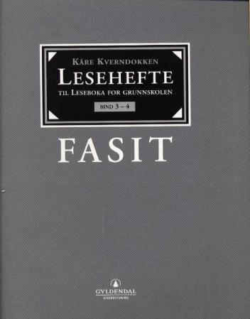 Leseboka for grunnskolen. Bd. 3 og 4 - lesehefte : fasit