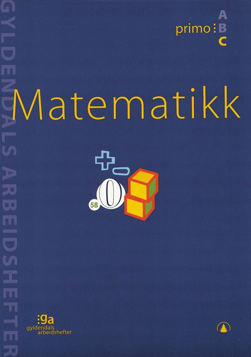 Matematikk - primo C : pakke med 5 arbeidshefter og 1 fasit