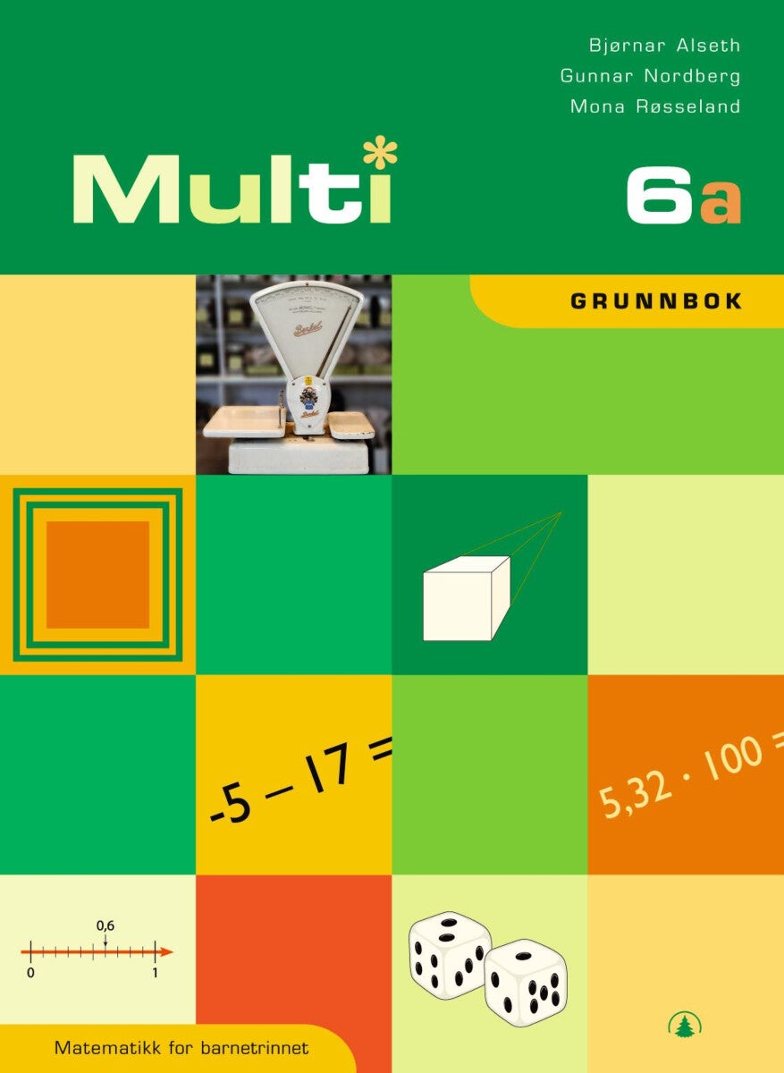 Multi 6a - grunnbok : matematikk for barnesteget