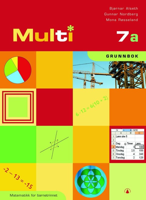 Multi 7a - grunnbok : matematikk for barnetrinnet