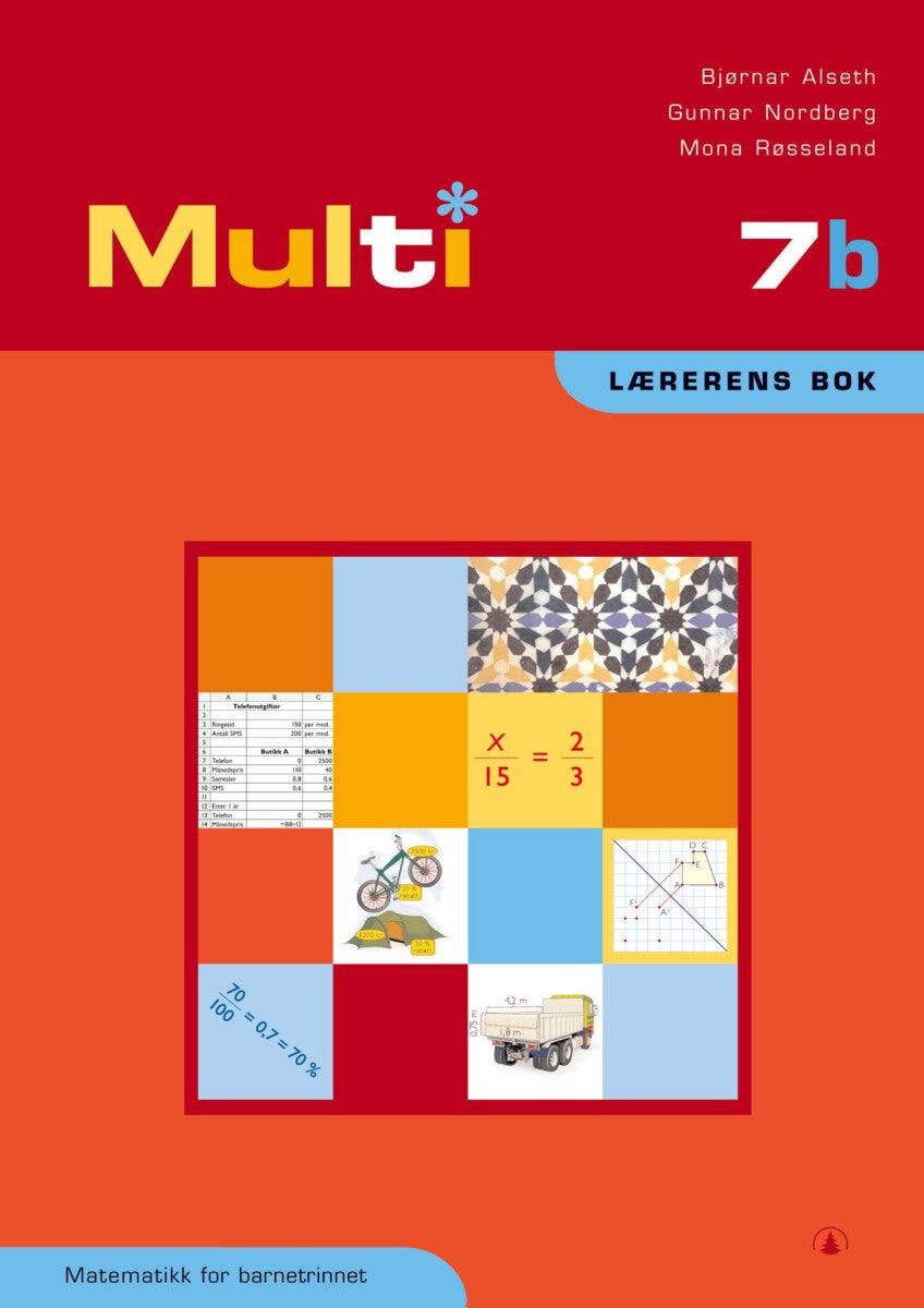 Multi 7b - lærerens bok : matematikk for barnetrinnet