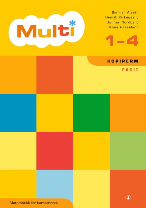 Multi 1-4 - kopiperm, fasit : matematikk for barnesteget