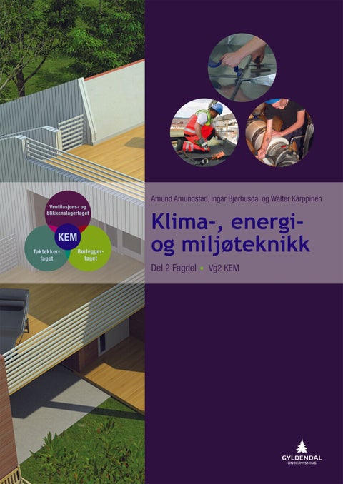 Klima-, energi- og miljøteknikk - del 2 fagdel : vg2 KEM