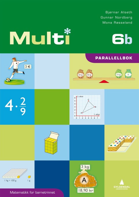 Multi 6b - parallellbok : matematikk for barnetrinnet