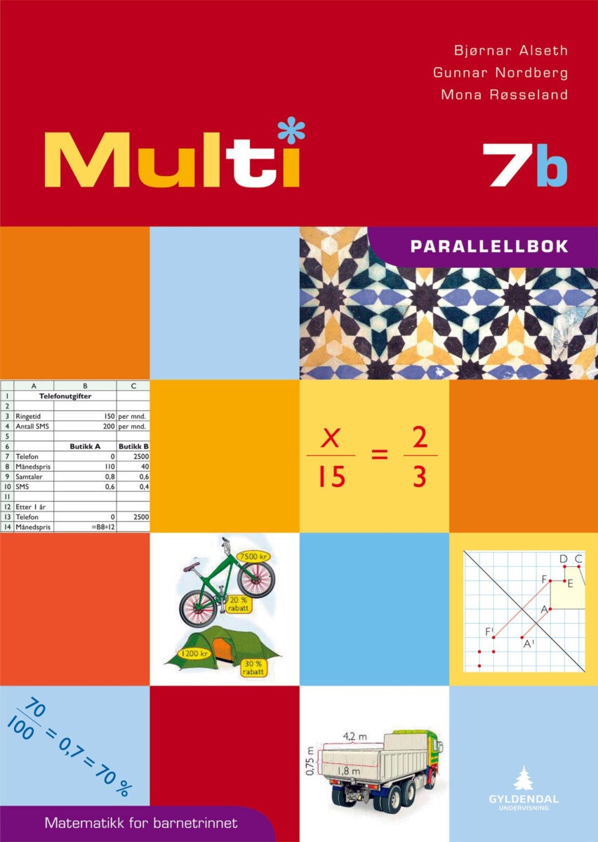 Multi 7b - Parallellbok : matematikk for barnetrinnet
