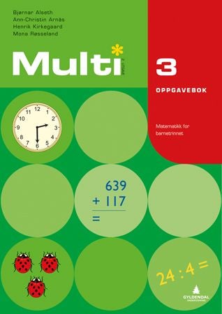 Multi 3, 2. utgave - Oppgavebok : matematikk for barnetrinnet