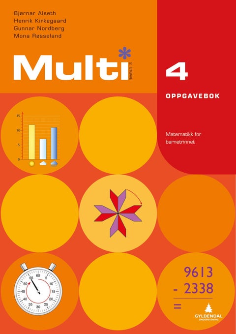 Multi 4, 2. utgave - Oppgavebok : matematikk for barnetrinnet