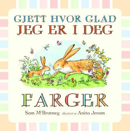 Gjett hvor glad jeg er i deg - farger