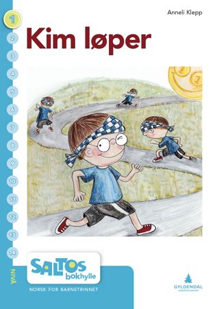 Kim løper - nivå 1-2 : norsk for barnetrinnet