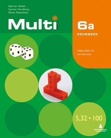 Multi 6a, 2. utgåve - Grunnbok : matematikk for barnesteget