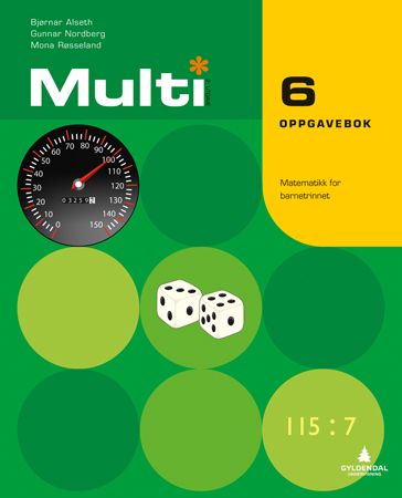 Multi 6, 2. utgåve - Oppgåvebok : matematikk for barnesteget