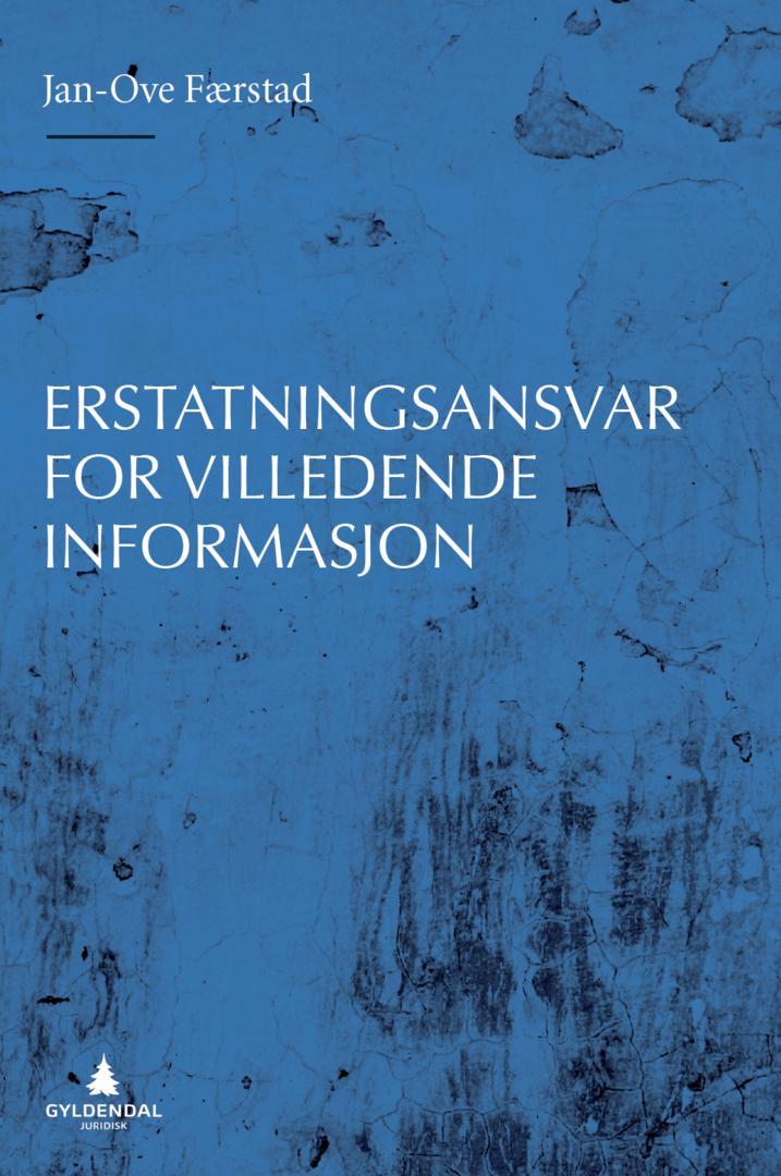 Bilde av Erstatningsansvar For Villedende Informasjon Av Jan-ove Færstad