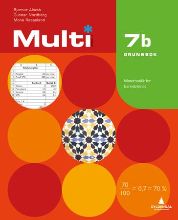 Multi 7b, 2. utgåve av Bjørnar Alseth, Gunnar Nordberg, Mona Røsseland