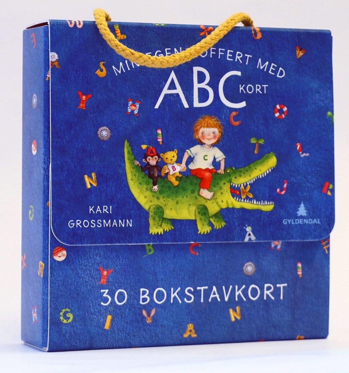 Min egen koffert med ABC-kort - 30 bokstavkort