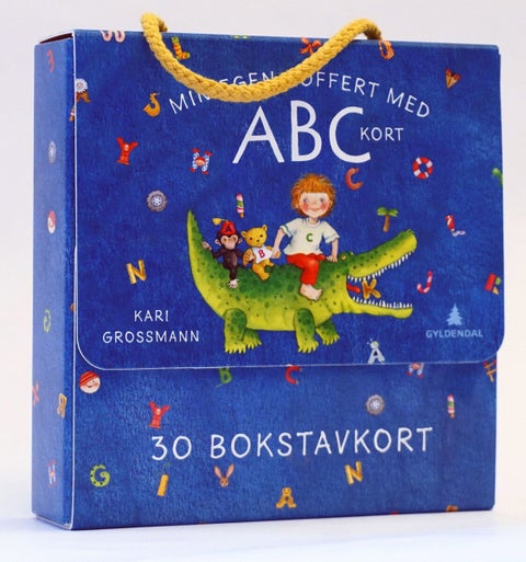 Min egen koffert med ABC-kort - 30 bokstavkort
