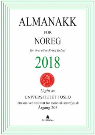 Almanakk for Noreg 2018 - for året etter Kristi fødsel