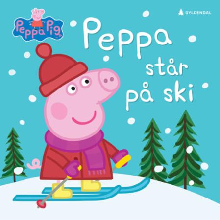 Peppa står på ski