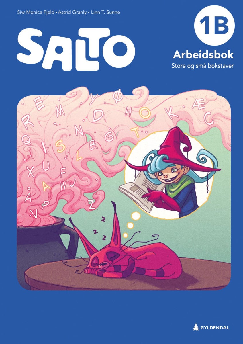 Salto 1B, 2. utg. - Arbeidsbok : store og små bokstaver : norsk for barnetrinnet