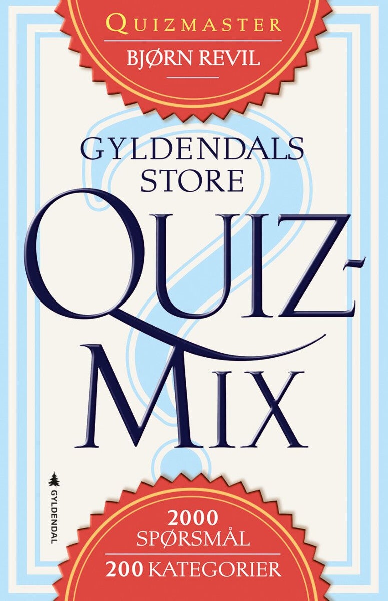 Gyldendals store quizmix - 2000 spørsmål, 200 kategorier