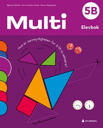 Multi 5B, 3. utg. - Elevbok : matematikk for barnetrinnet