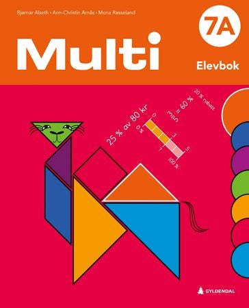 Multi 7A, 3. utg. - Elevbok : matematikk for barnesteget