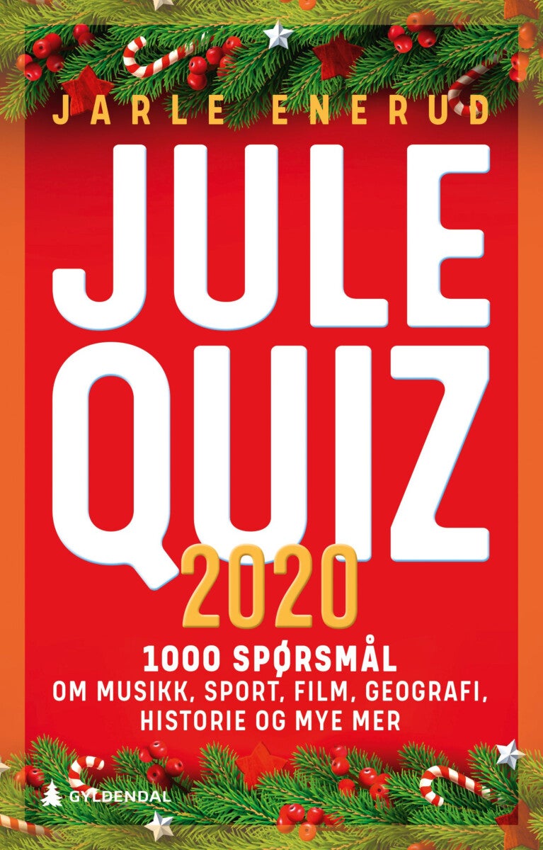 Julequiz 2020 - 1000 spørsmål om musikk, sport, film, geografi, historie og mye mer