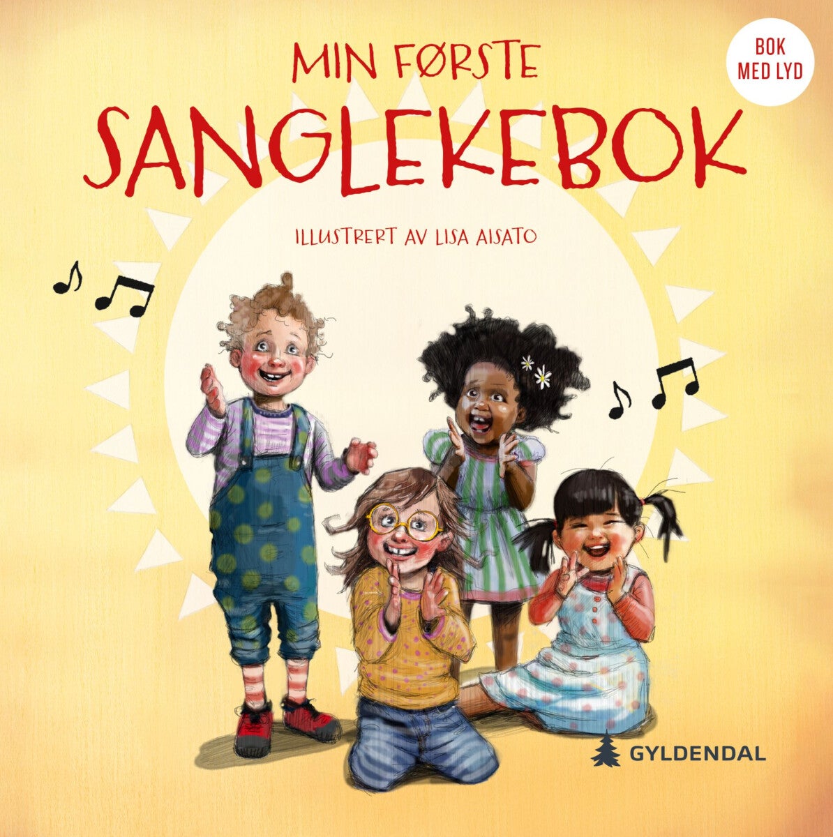 Min første sanglekebok - Bok med lyd