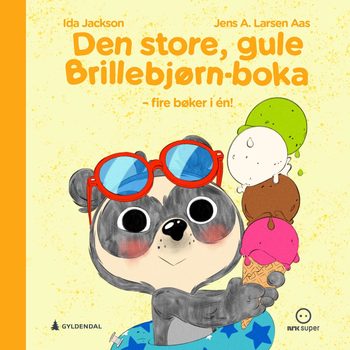 Den store, gule Brillebjørn-boka - fire bøker i én!