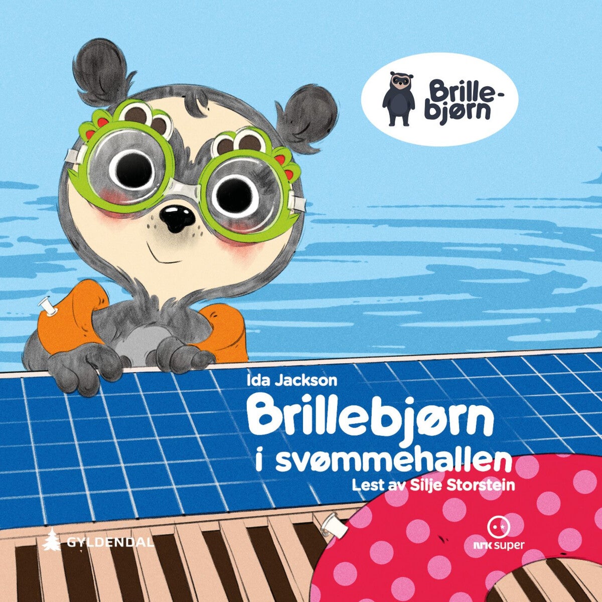 Brillebjørn i svømmehallen