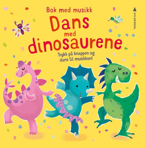 Dans med dinosaurene - trykk på knappen og dans til musikken!