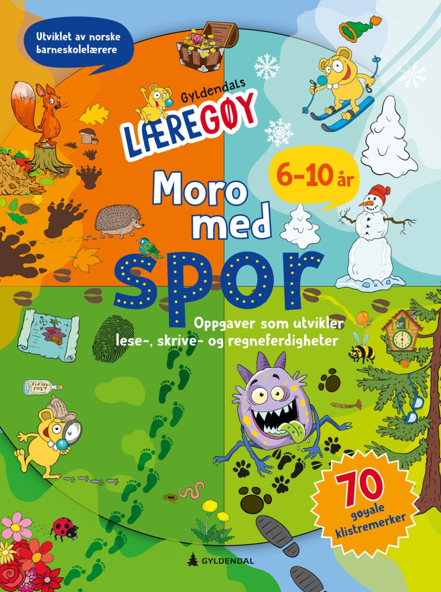 Moro med spor - oppgaver som utvikler lese-, skrive- og regneferdigheter
